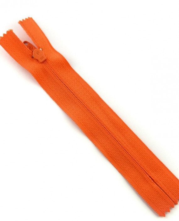 Молния 12 см пластик, неразъемная 0500 цвет оранжевый картинка 1