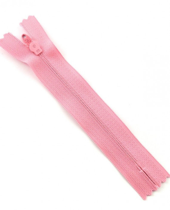 Молния 12 см пластик, неразъемная 0503 цвет розовый картинка 1
