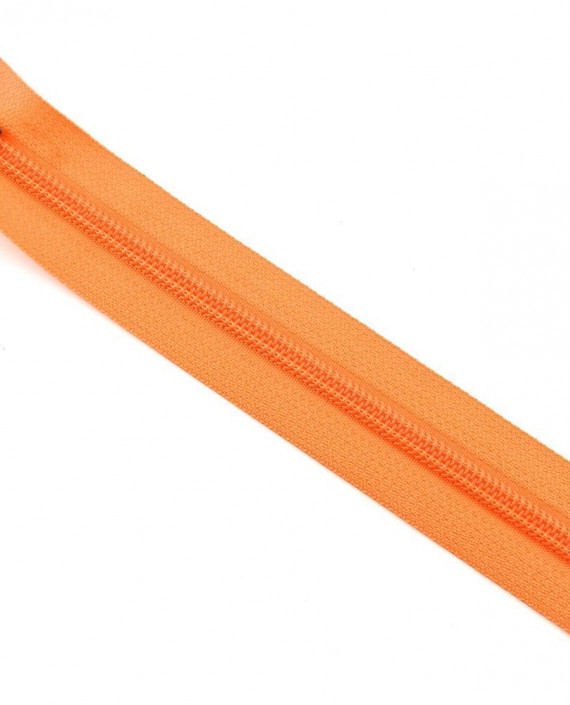 Молния 18 см пластик, неразъемная, водонепроницаемая 0657 цвет оранжевый картинка 1