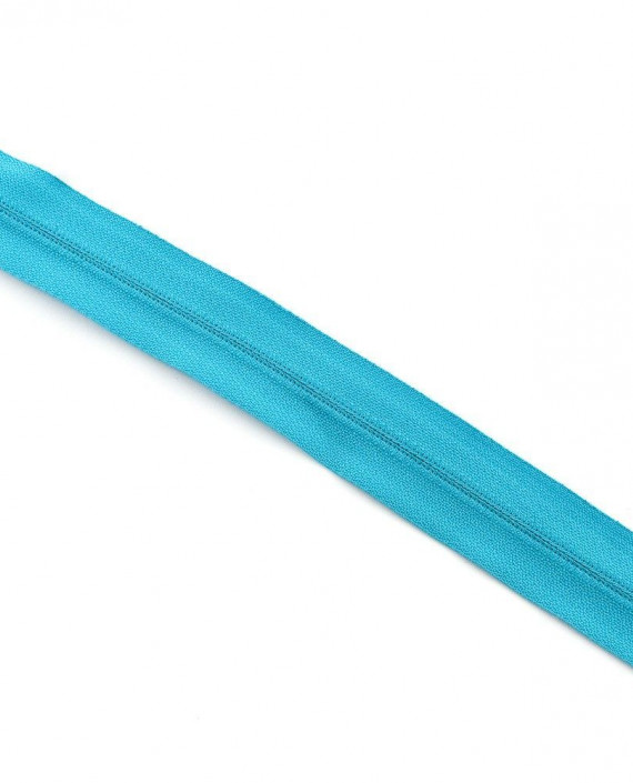 Молния 24 см пластик, неразъемная 0740 цвет голубой картинка 2