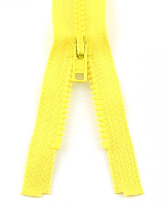 Молния 59 см пластик, разъемная, тракторная 0867 цвет желтый картинка 2