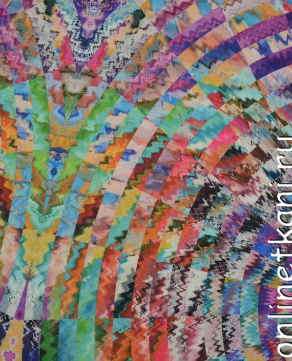 Ткань Неопрен 018 цвет разноцветный абстрактный картинка