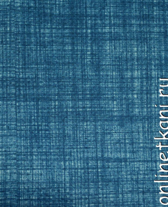 Ткань Неопрен Сетка 041 цвет синий картинка 1