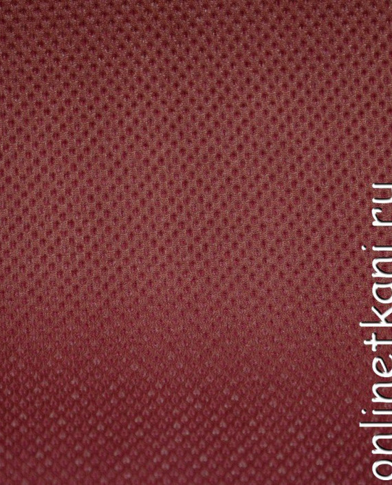 Ткань Неопрен Сетка 043 цвет бордовый картинка 1