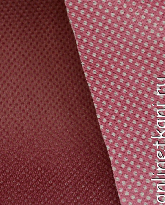 Ткань Неопрен Сетка 043 цвет бордовый картинка