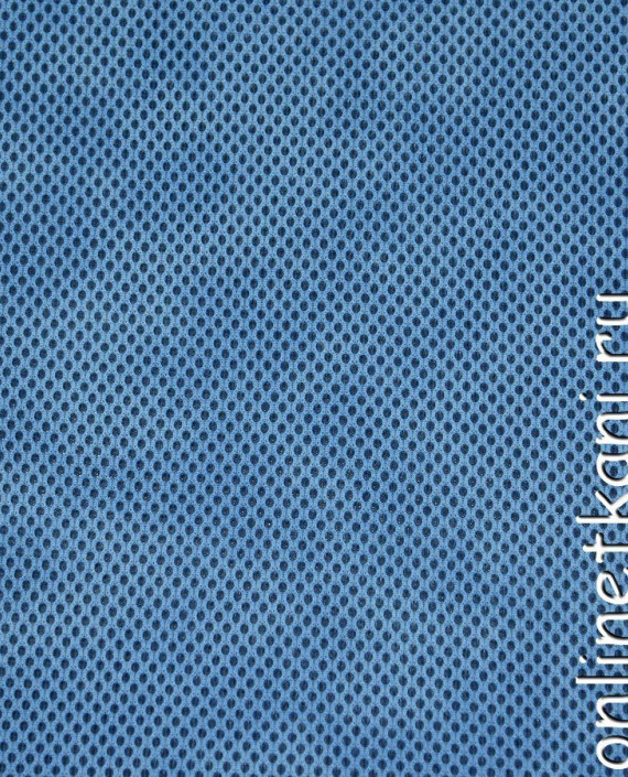 Ткань Неопрен Сетка 044 цвет голубой картинка 1