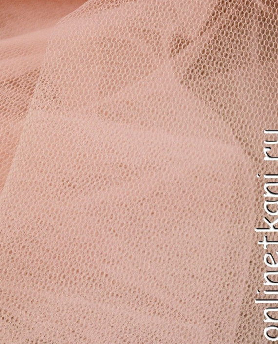 Ткань Сетка Жесткая 040 цвет розовый картинка 2
