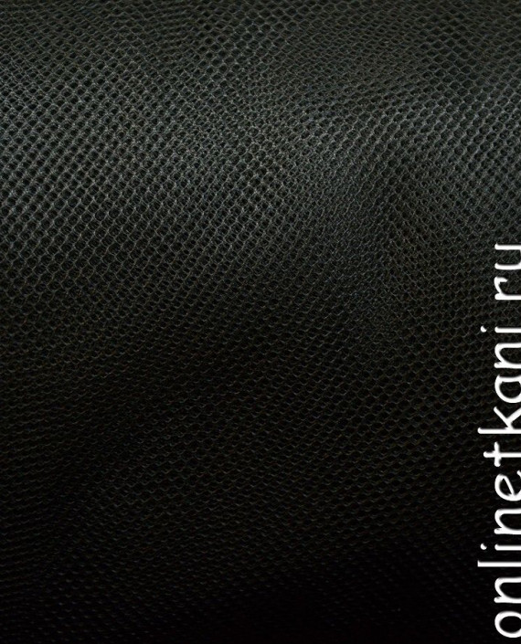 Ткань Сетка Жесткая 053 цвет черный картинка 1