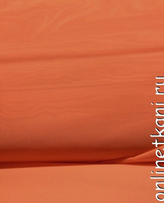 Ткань Сетка Жесткая 054 цвет оранжевый картинка 1