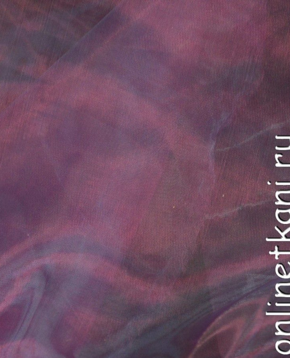 Ткань Органза 017 цвет фиолетовый картинка 1