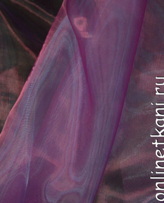 Ткань Органза 017 цвет фиолетовый картинка