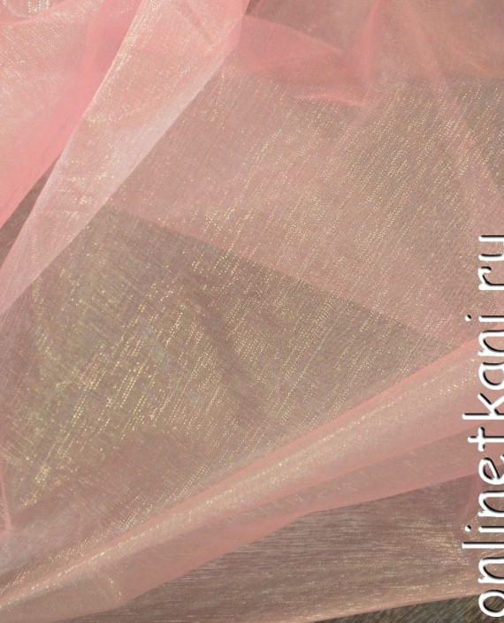 Ткань Органза 029 цвет розовый картинка 1