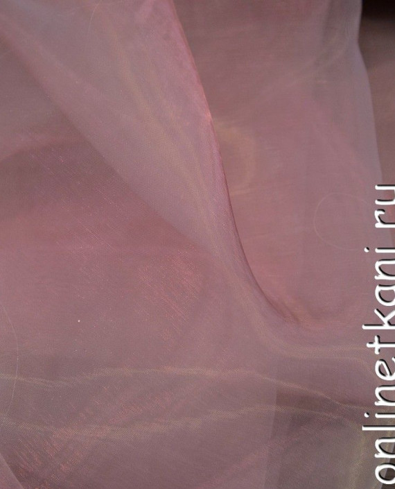 Ткань Органза 045 цвет розовый картинка