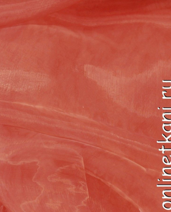 Ткань Органза 058 цвет оранжевый картинка