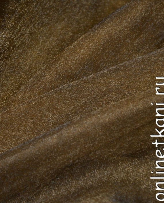 Ткань Органза 059 цвет коричневый картинка 1