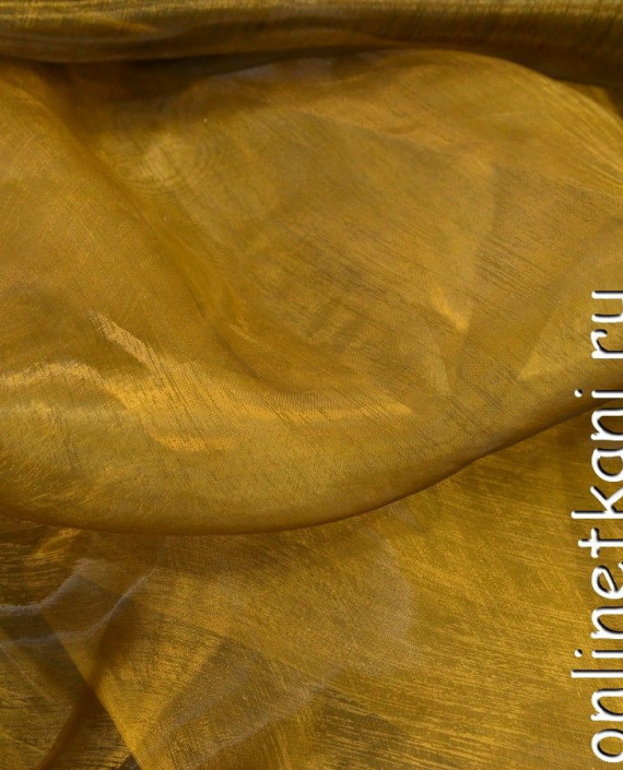 Ткань Органза 066 цвет желтый картинка