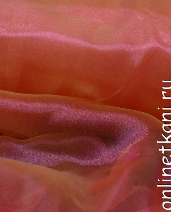 Ткань Органза 075 цвет красный картинка