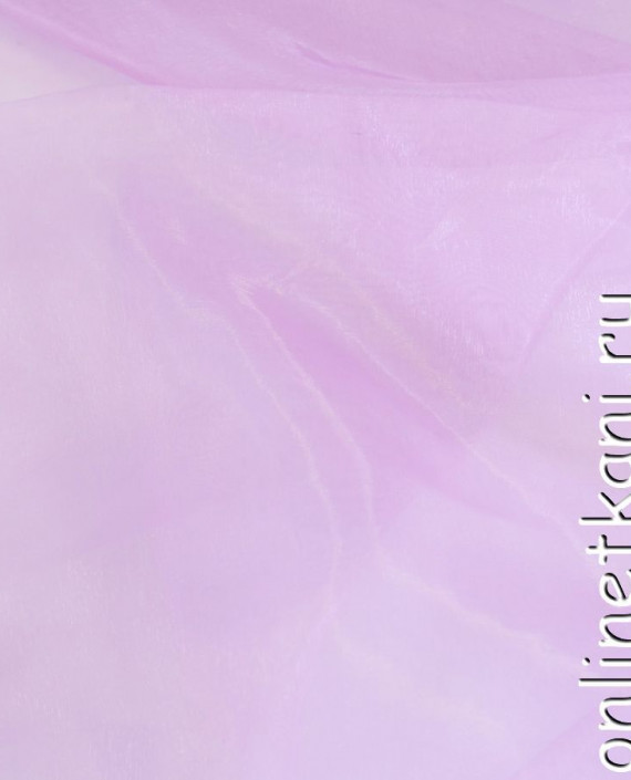 Ткань Органза "Майса" 085 цвет сиреневый картинка