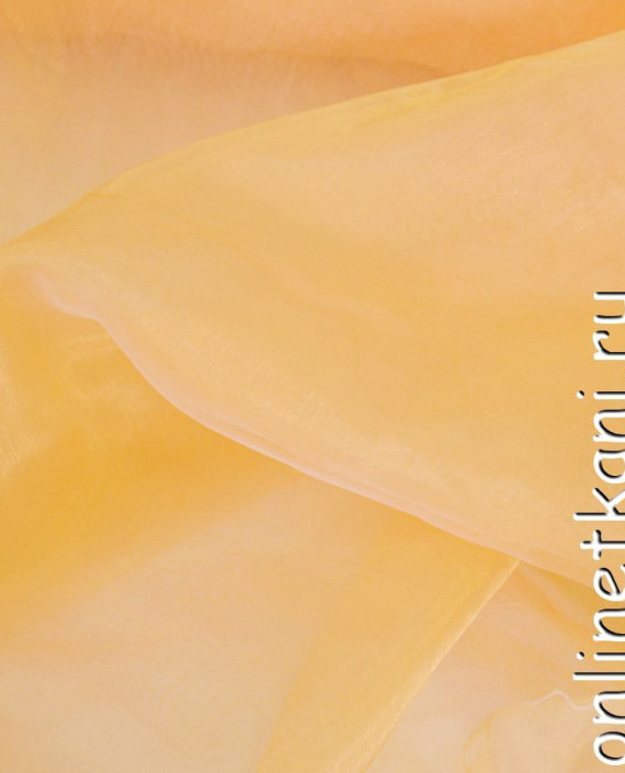 Ткань Органза "Майнтан" 087 цвет оранжевый картинка