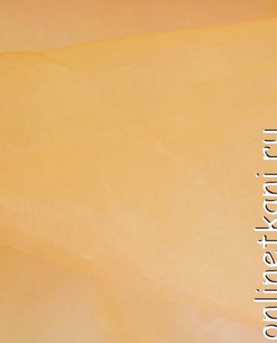 Ткань Органза "Майнтан" 087 цвет оранжевый картинка 1