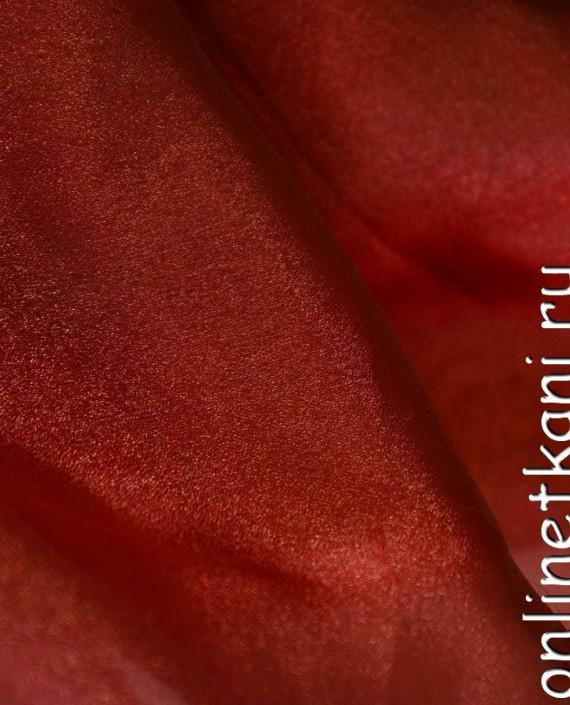 Ткань Органза "Мала" 088 цвет бордовый картинка 2