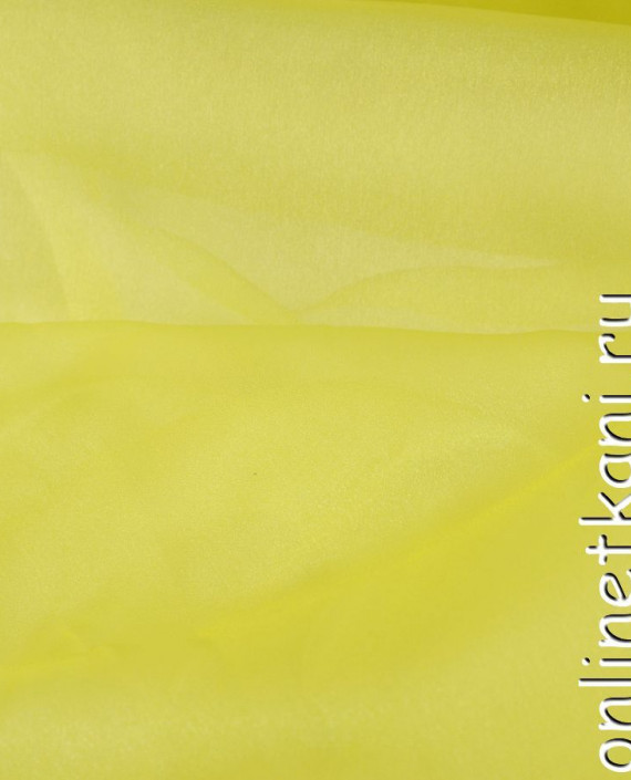 Ткань Органза "Мочжун" 093 цвет желтый картинка