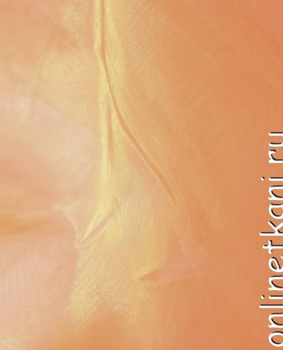 Ткань Органза "Нима" 097 цвет оранжевый картинка