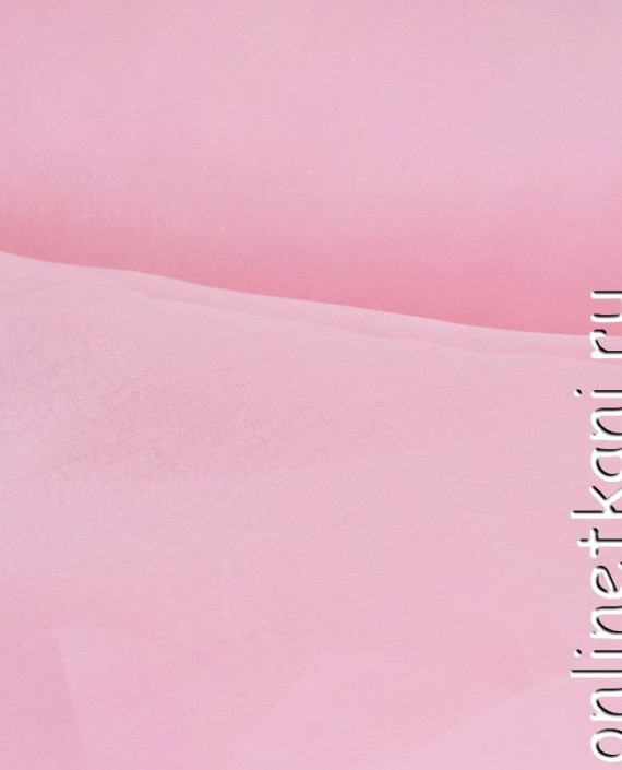 Ткань Органза "Танмей" 117 цвет розовый картинка