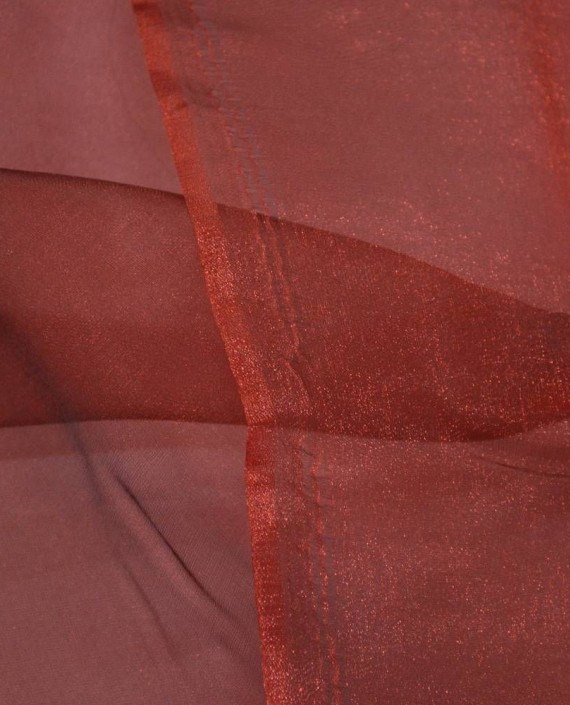 Ткань Органза 120 цвет бордовый картинка 1