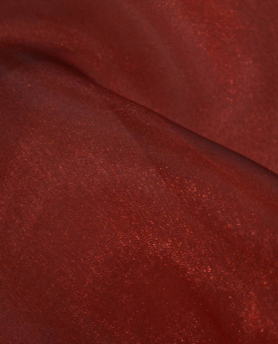 Ткань Органза 120 цвет бордовый картинка 2