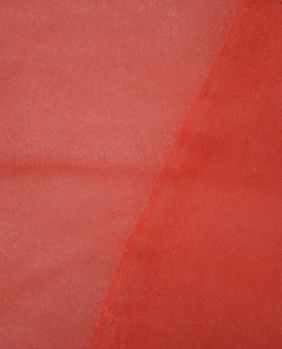 Ткань Органза 121 цвет красный картинка 1