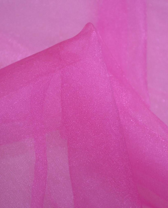 Ткань Органза 122 цвет розовый картинка