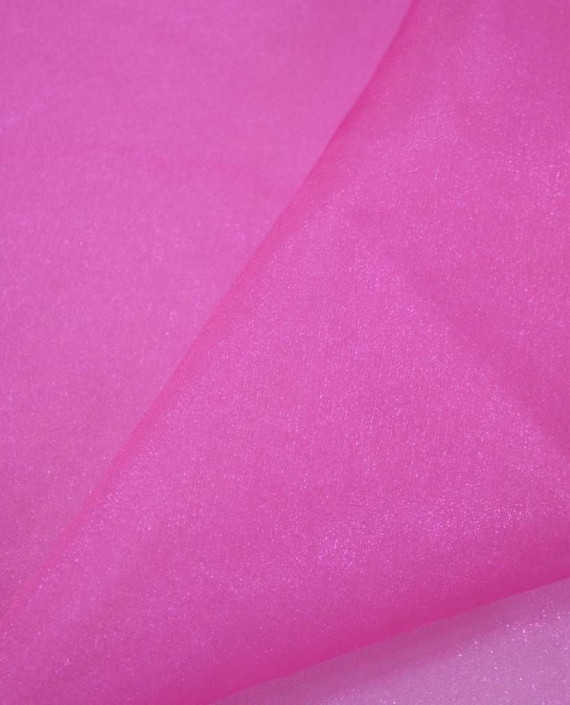 Ткань Органза 122 цвет розовый картинка 2