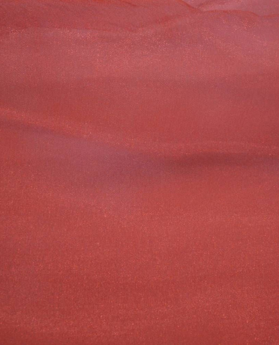 Ткань Органза 123 цвет красный картинка 2
