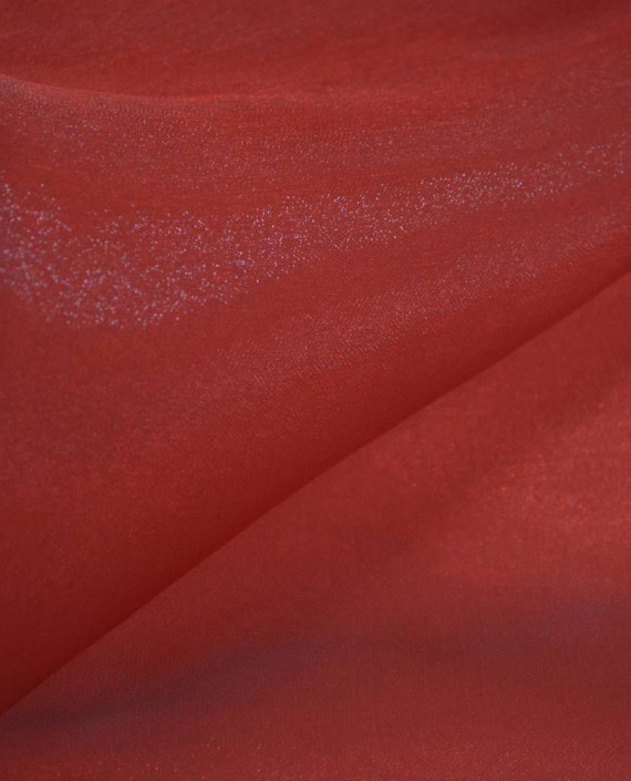 Ткань Органза 123 цвет красный картинка 1