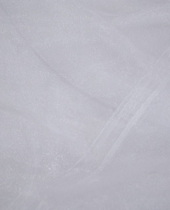 Ткань Органза Снежок 130 цвет белый картинка