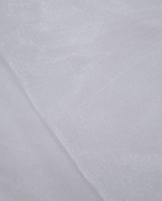 Ткань Органза Снежок 130 цвет белый картинка 2