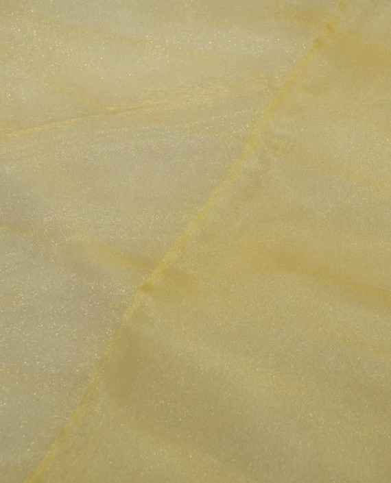 Ткань Органза Снежок 131 цвет желтый картинка 2
