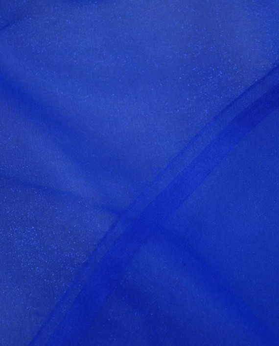 Ткань Органза Снежок 132 цвет синий картинка 1