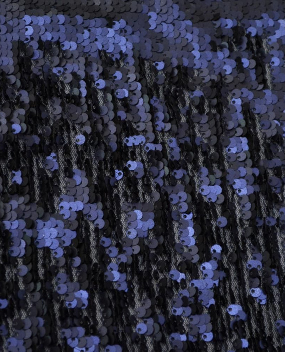 Последний отрез 2.2м Сетка с пайетками 10039 цвет синий картинка 1