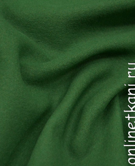 Ткань Пальтовая 1097 цвет зеленый картинка