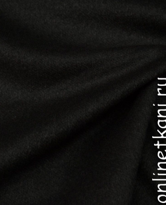Ткань Пальтовая 1100 цвет черный картинка