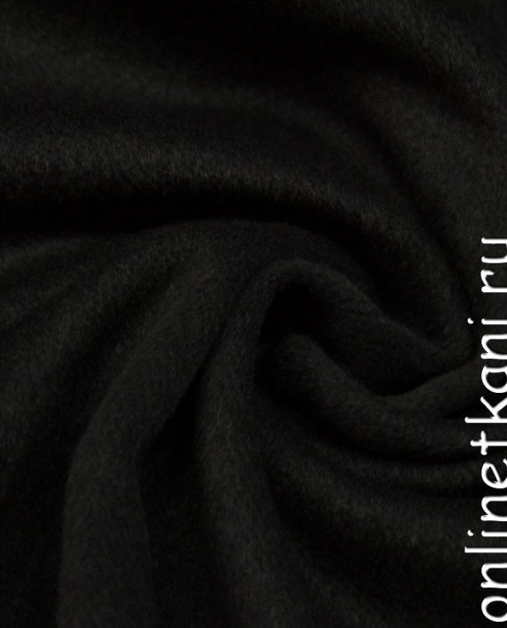 Ткань Пальтовая 1100 цвет черный картинка 2
