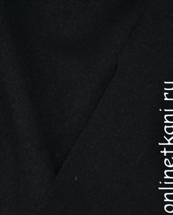 Ткань Пальтовая 1130 цвет черный картинка 2