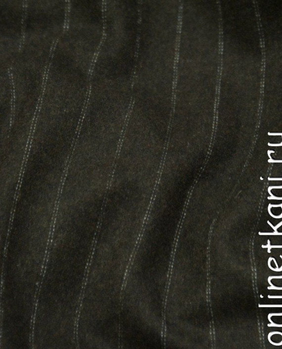 Ткань Пальтово-костюмная 1150 цвет серый в полоску картинка