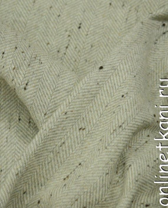 Ткань Пальтово-костюмная 1172 цвет бежевый меланж картинка 1