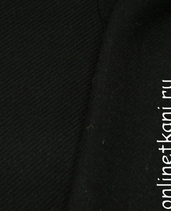 Ткань Пальтово-костюмная 1173 цвет черный картинка 1