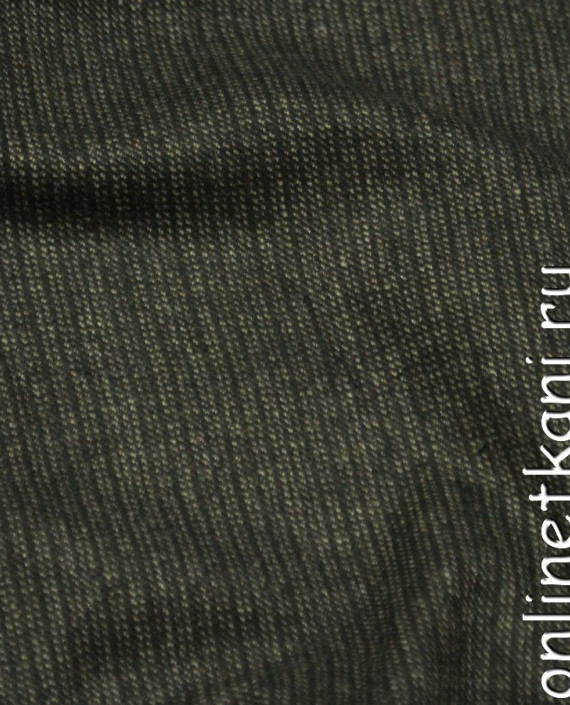 Ткань Пальтово-костюмная 1183 цвет серый в полоску картинка 1