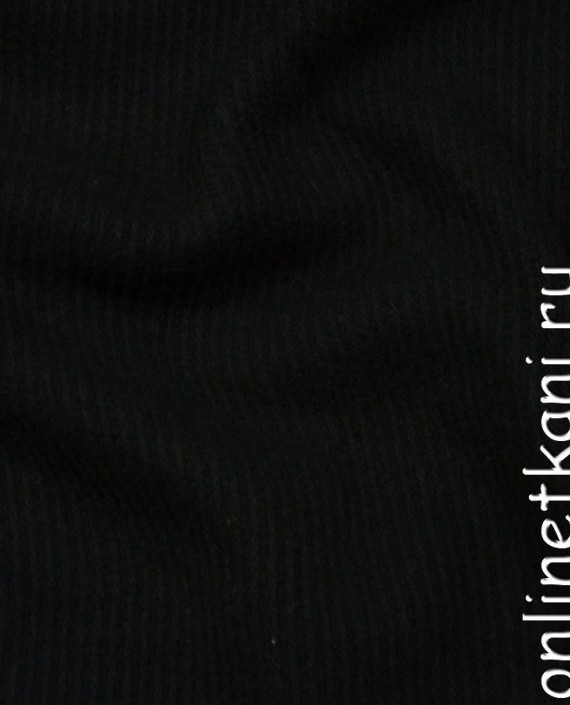Ткань Пальтовая 1187 цвет черный картинка