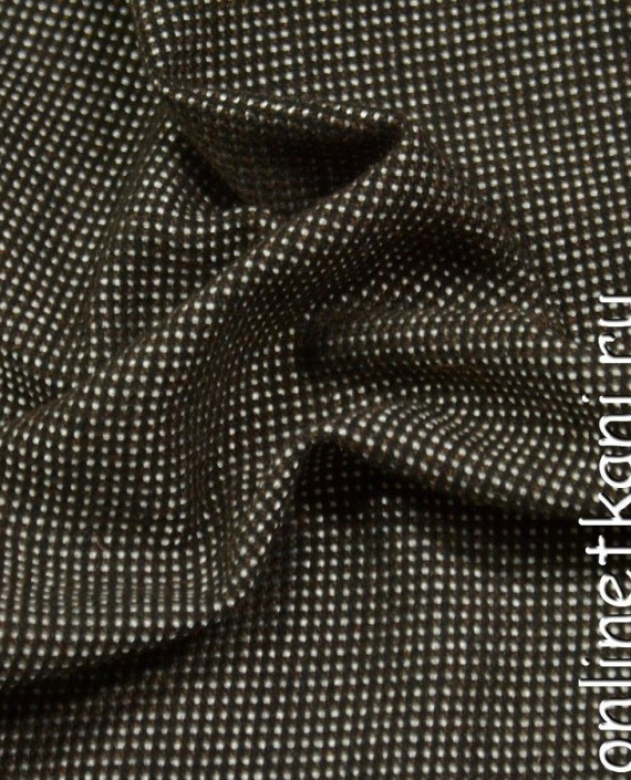Ткань Костюмно-пальтовая 1213 цвет серый в клетку картинка